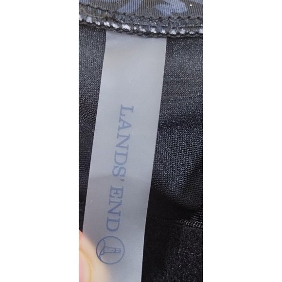 Lands' End Gray/Black Tankini Size 10 - Picture 3 of 6